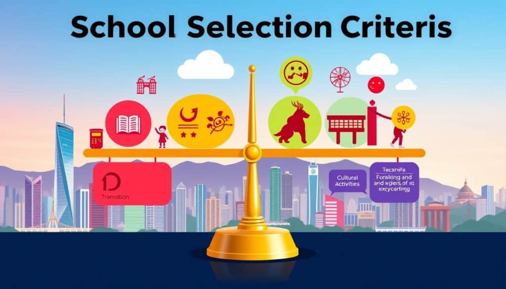 school selection criteria