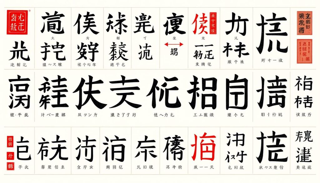 繁體字字形結構